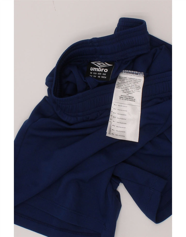Umbro Sportshorts für Jungen, 9–10 Jahre, mittelgroß, marineblau, Polyester
