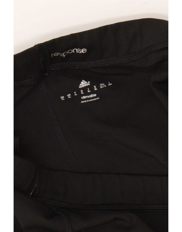 Adidas Damen Response Leggings XL Schwarz gestreift