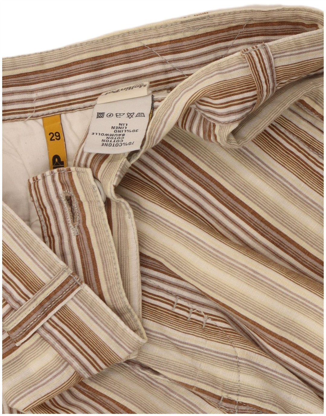 Meltin' Pot Damen-Chinoshorts W29, mittelgroß, mehrfarbig, gestreift, Baumwolle