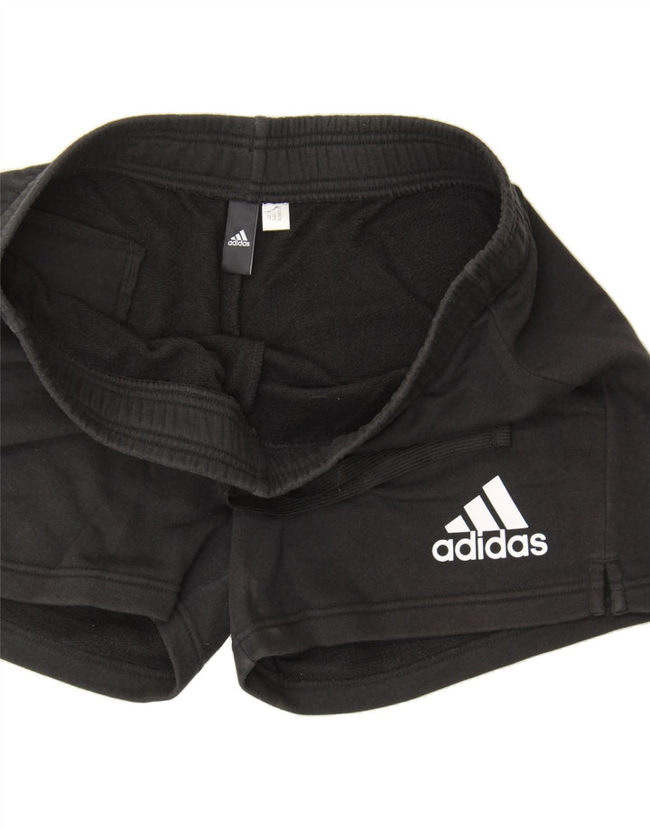 ADIDAS Womens Sport Shorts UK 20 2XL  Black Vintage Adidas and Second-Hand Adidas from Messina Hembry 