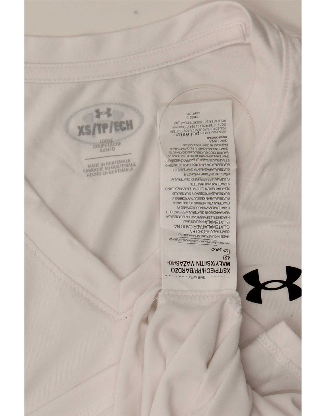 Under Armour Herren T-Shirt Top XS Weiß Polyester
