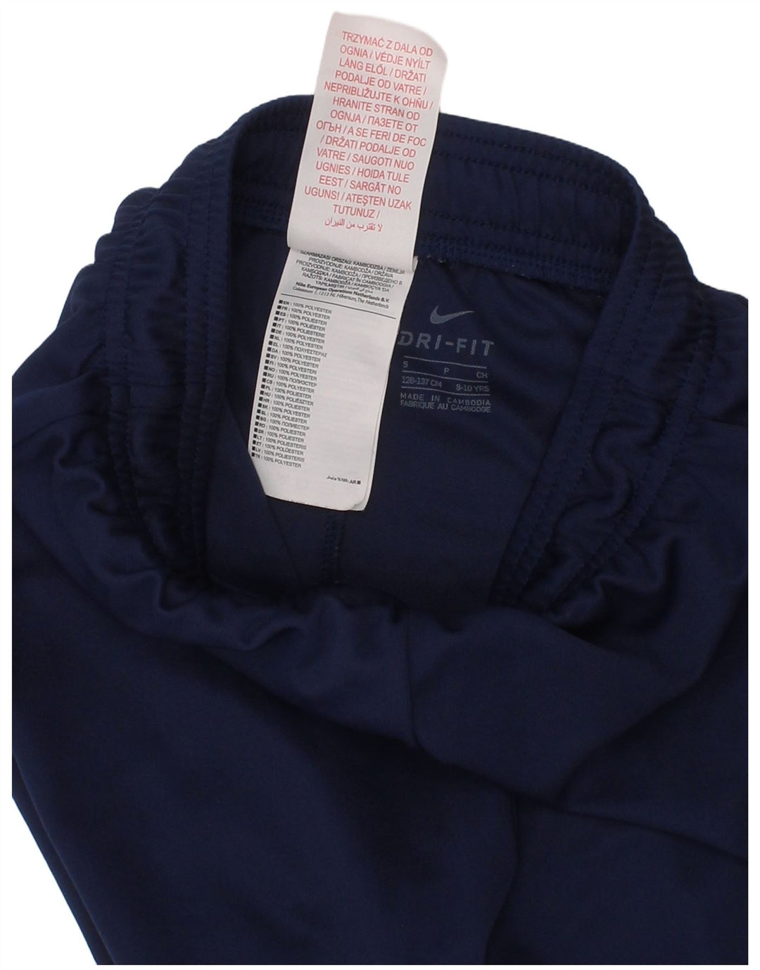Nike Sportshorts für Jungen, 8–9 Jahre, Größe S, Marineblau, Polyester