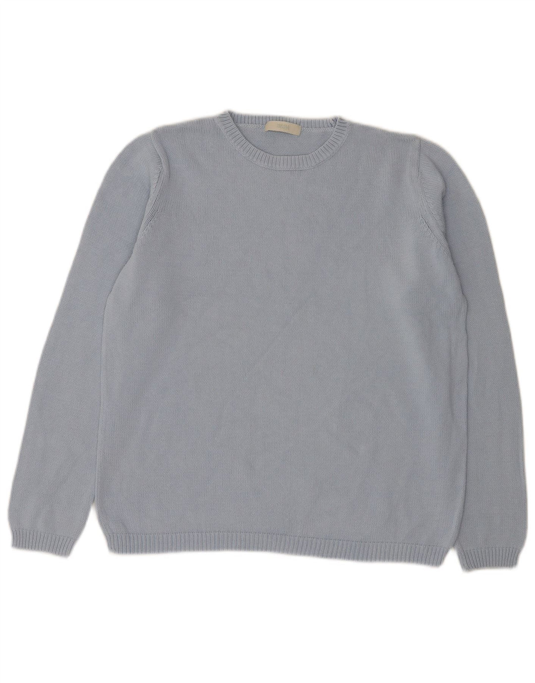 Marks & Spencer Herren-Pullover mit Rundhalsausschnitt, Mittelblau