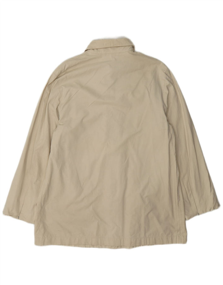 Luisa Spagnoli Damen Bomberjacke UK 14 Mittelbeige Baumwolle