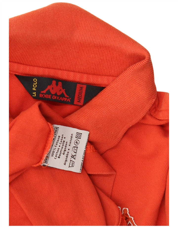 Kappa Herren Poloshirt Mittelorange Baumwolle