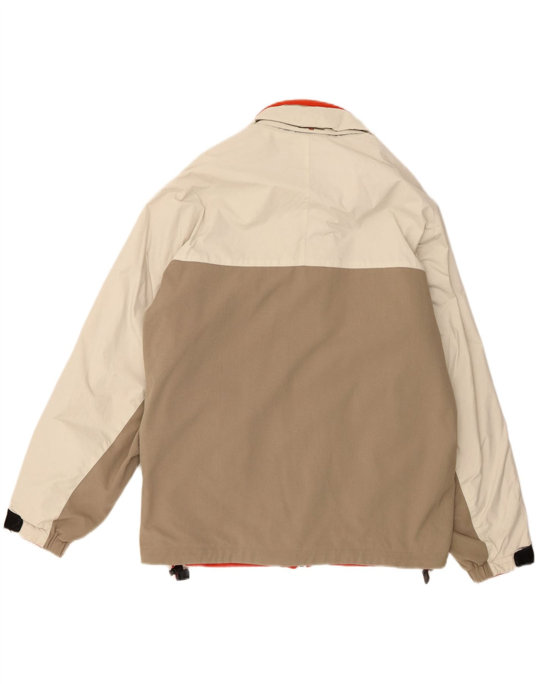Nautica Herren-Windbreaker mit Grafik, UK 38, Mittelbeige, Farbblock