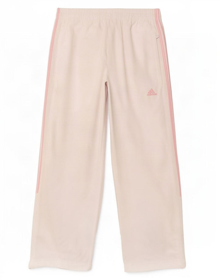 Adidas Damen Capri-Trainingshose, UK 12, Mittelweiß, Polyester