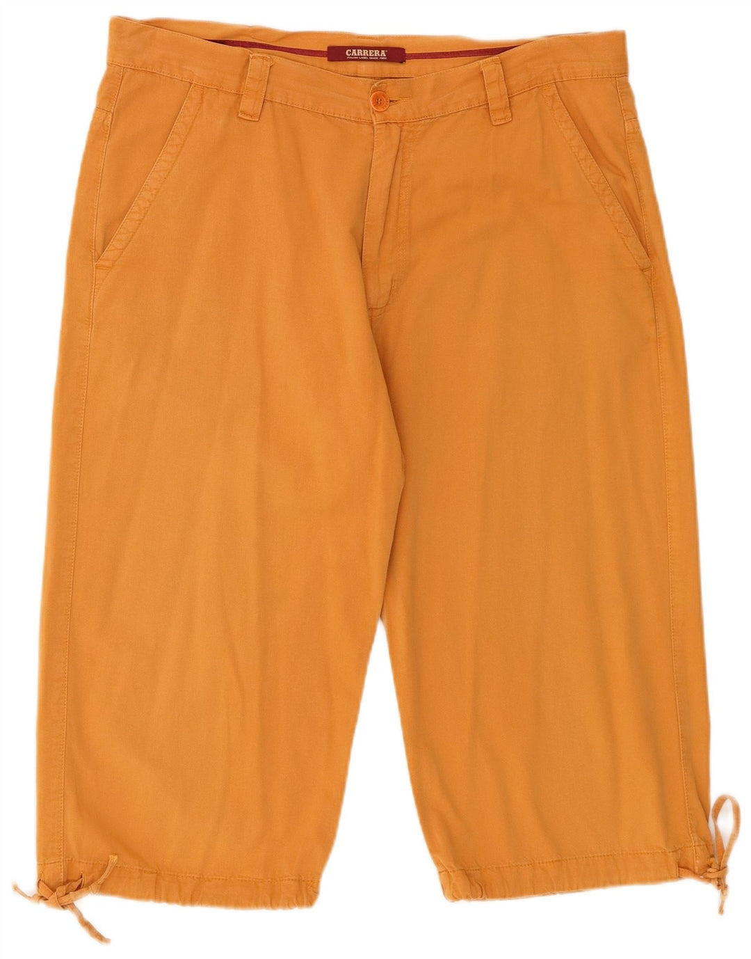 Carrera Herren-Bermudashorts W38 XL, gelbe Baumwolle