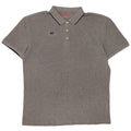 Kappa Herren Poloshirt XL Grau Baumwolle