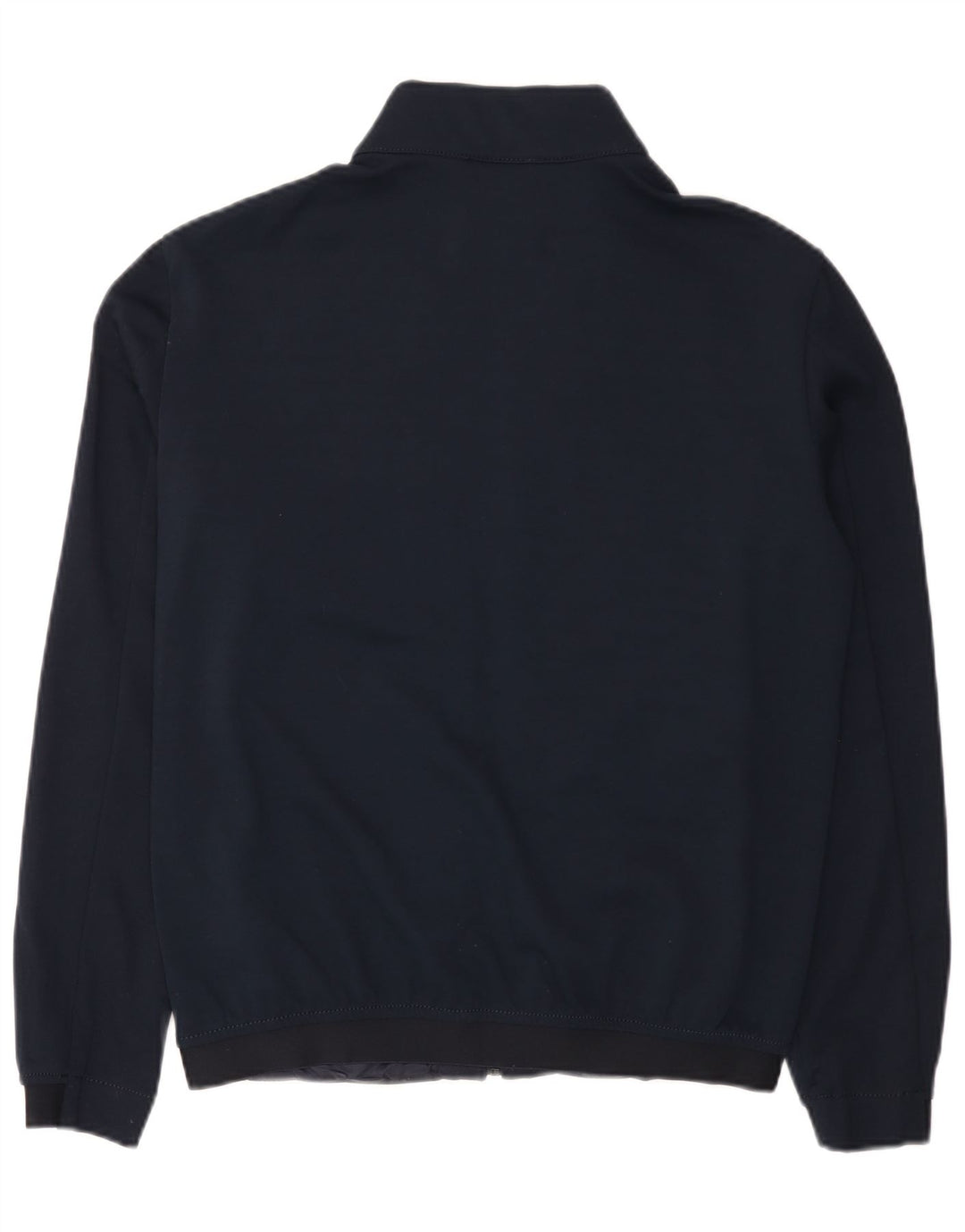 Zara Herren Bomberjacke UK 38 Medium Marineblau Colourblock Polyester