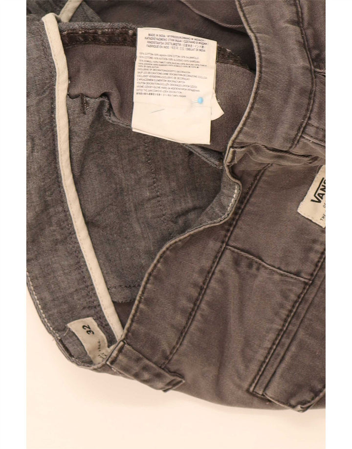 Vans Herren Chinoshorts W32 mittelgraue Baumwolle