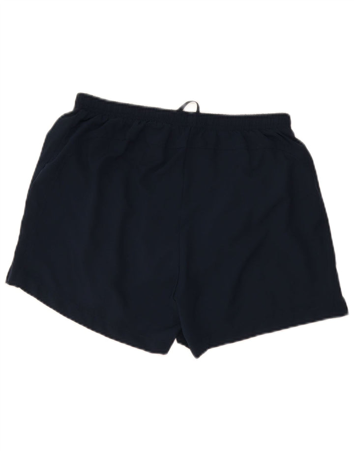 NIKE Womens Dri Fit Sport Shorts US 8/10 Medium  Navy Blue Polyester