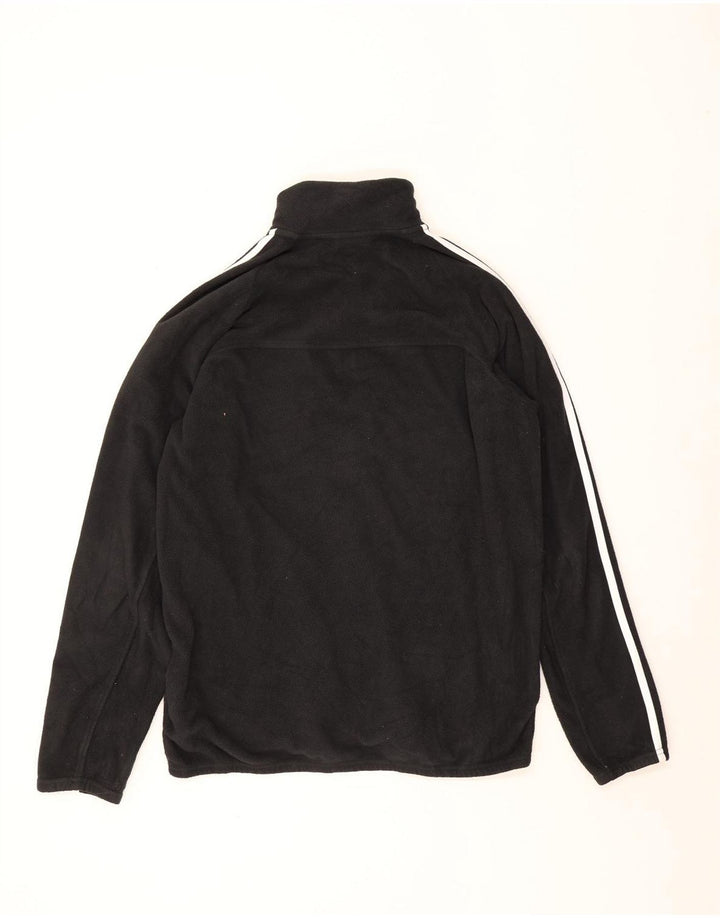 Adidas Herren Fleecejacke UK 40 Large Schwarz Polyester