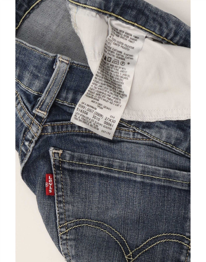 Levi's Damen Skinny Jeans W27 L30 Blaue Baumwolle