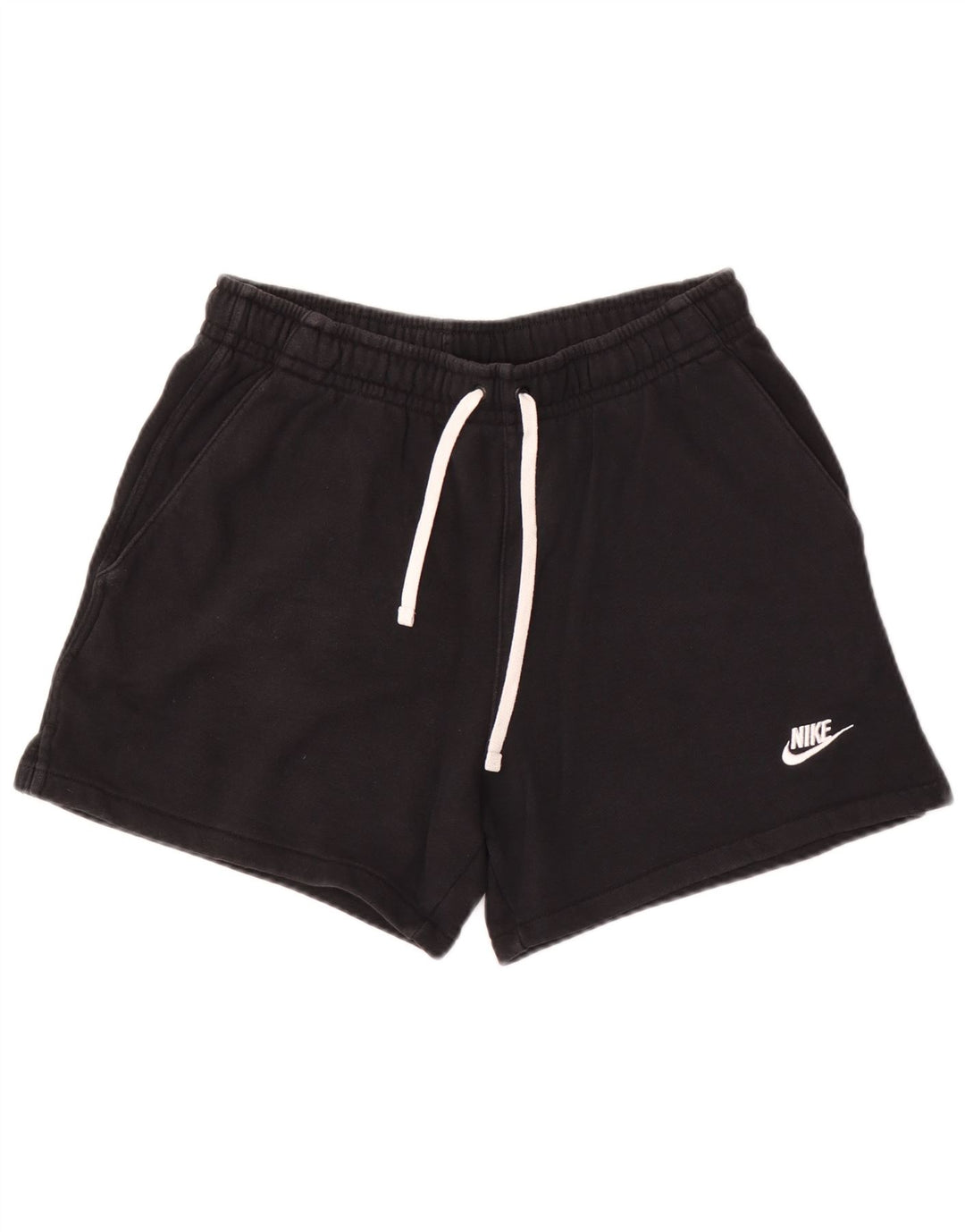 Nike Herren-Sportshorts, mittelgroß, schwarze Baumwolle