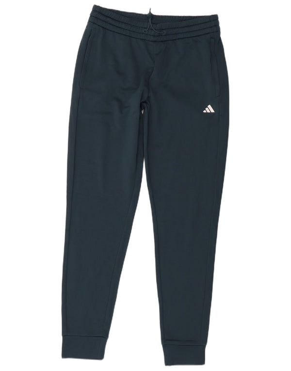 Adidas Damen Trainingshose Jogger UK 8/10 Small Marineblau Polyester