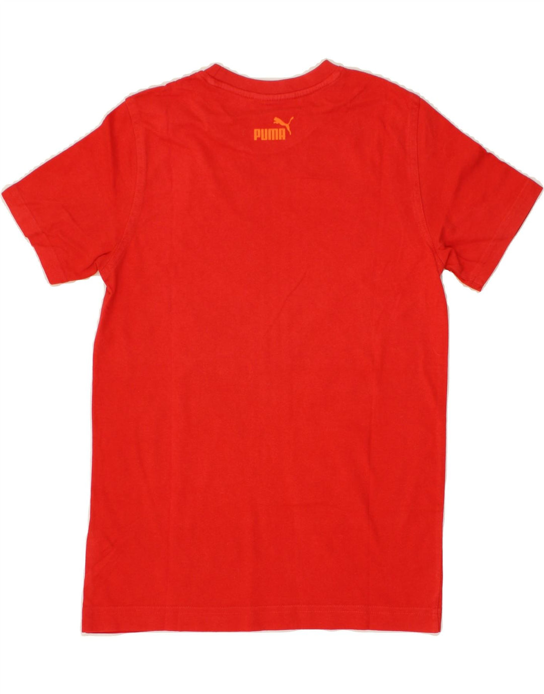 PUMA Mens Graphic T-Shirt Top Small Red Cotton Vintage Puma and Second-Hand Puma from Messina Hembry 