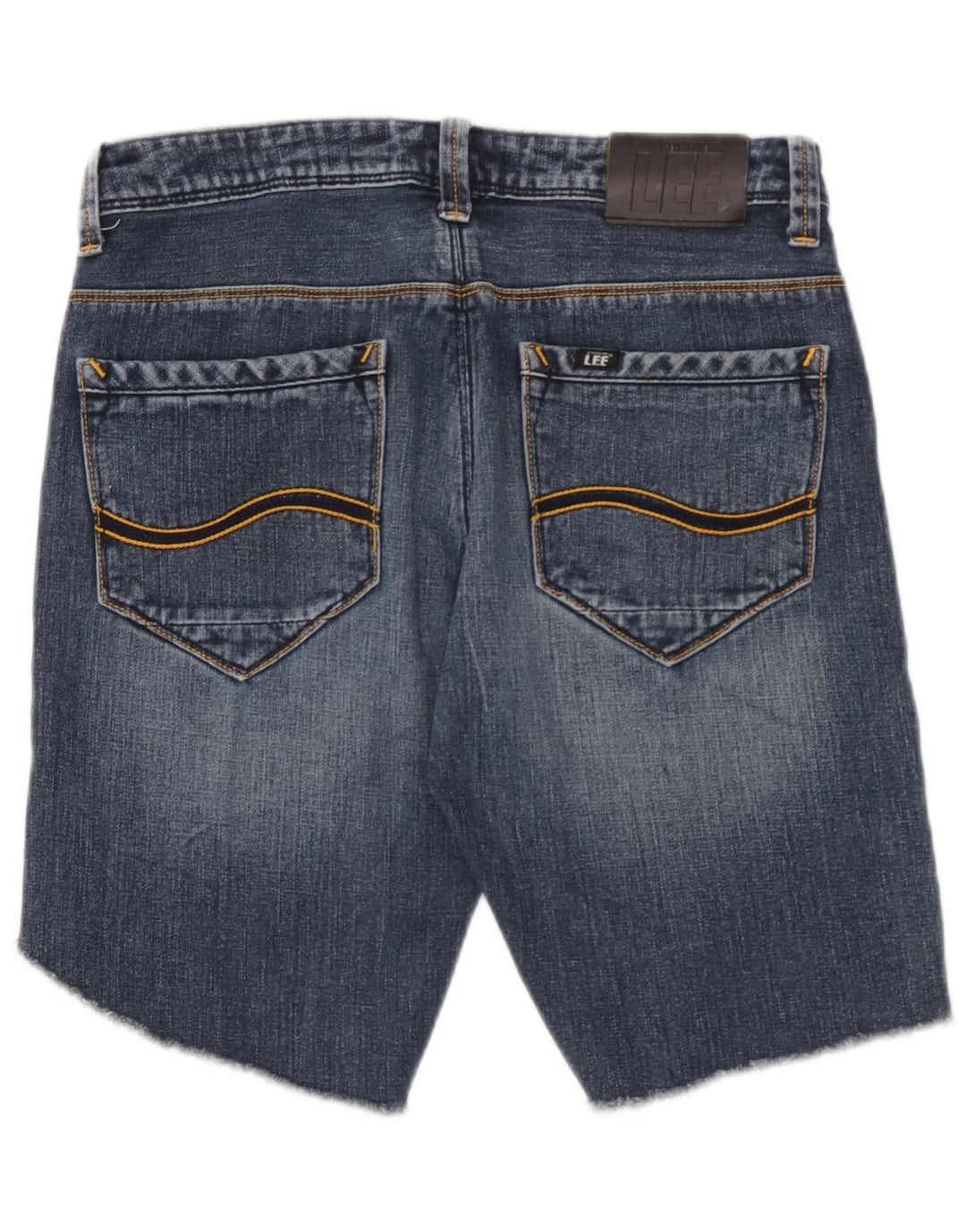 Lee Herren Jeansshorts W33 mittelblaue Baumwolle