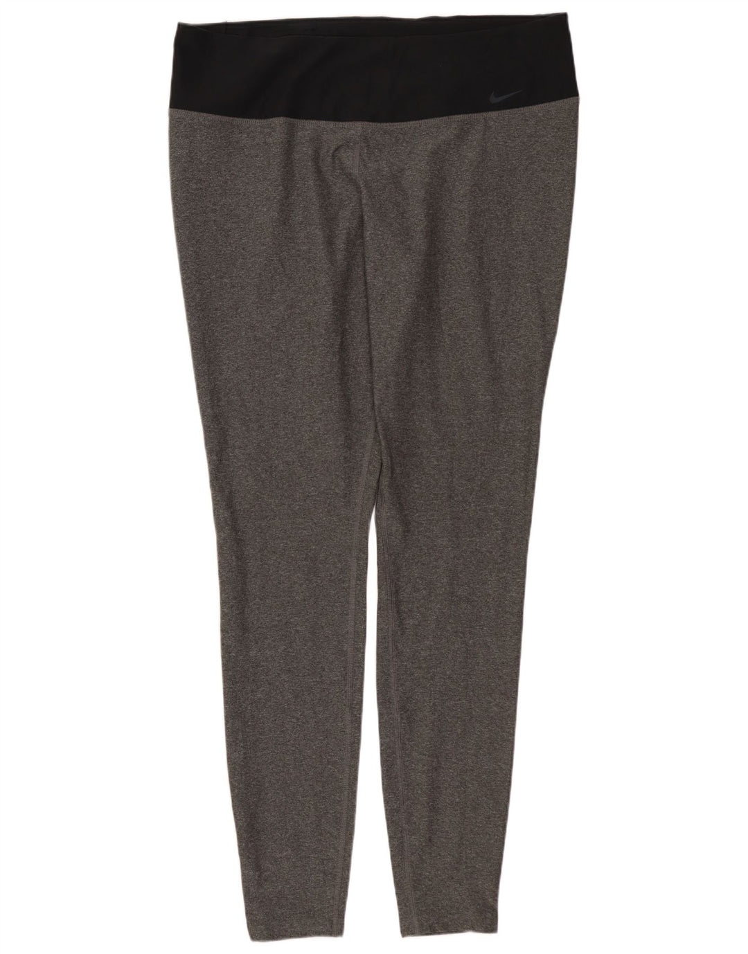 NIKE Damen Dri Fit Leggings UK 18 XL Grau Polyester