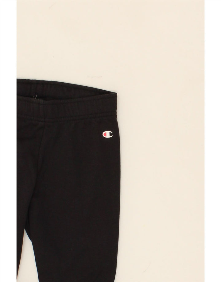 CHAMPION Boys Tracksuit Trousers Joggers 7-8 Years Black Vintage Champion and Second-Hand Champion from Messina Hembry 