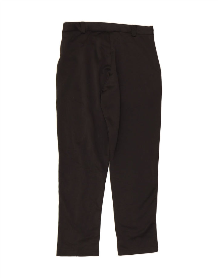ELLESSE Womens Heritage Slim Chino Trousers Small W29 L27 Black Polyester Vintage Ellesse and Second-Hand Ellesse from Messina Hembry 