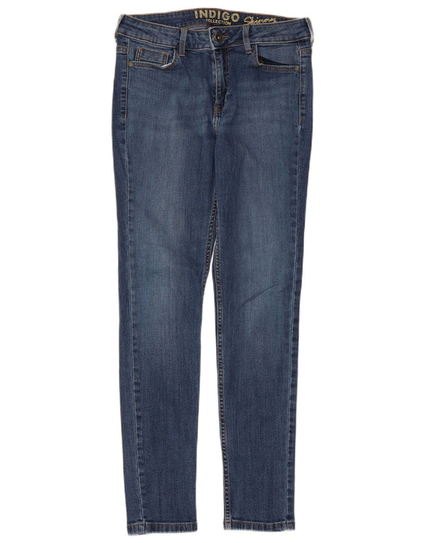 Marks & Spencer Damen Skinny Jeans UK 12 Medium W30 L29 Blaue Baumwolle