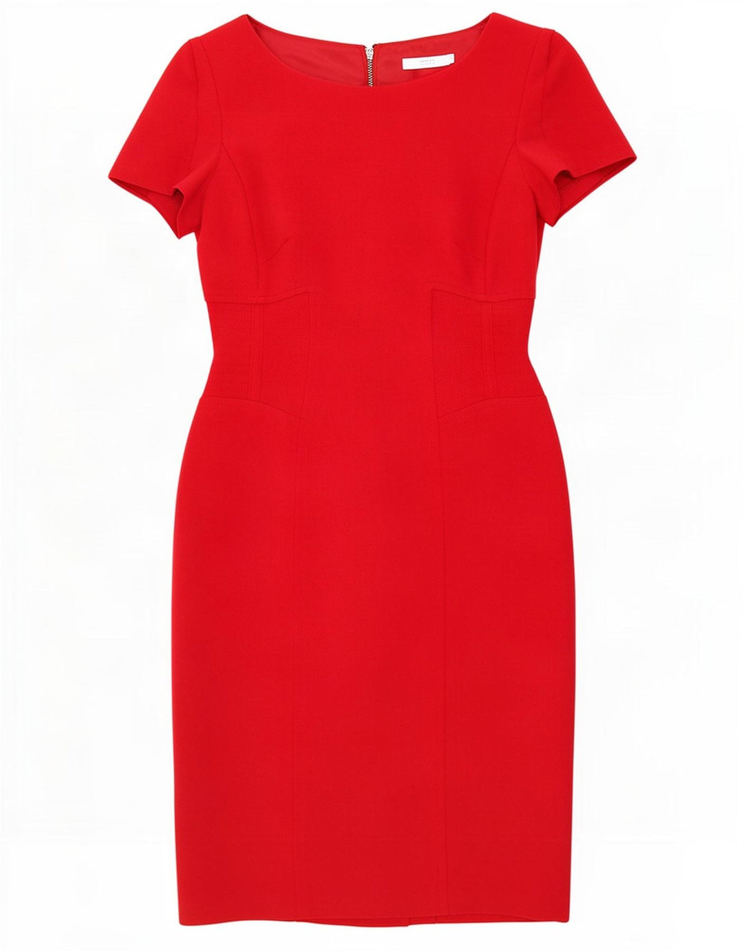 Marks & Spencer Damen Etuikleid UK 8 Small Rot Polyester