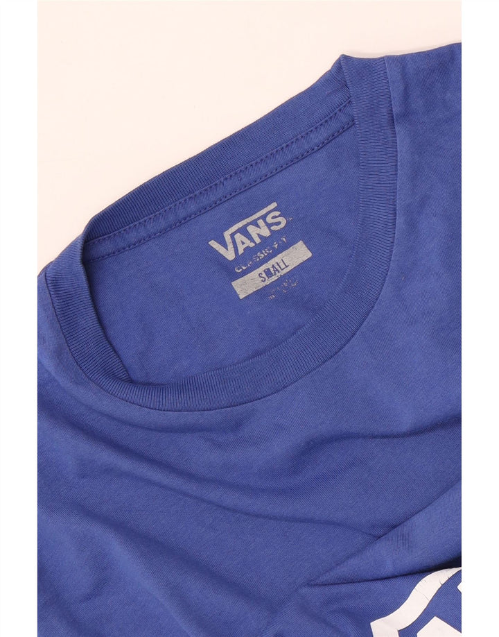 Vans Herren-T-Shirt mit klassischer Passform, Grafik, Größe S, Blau