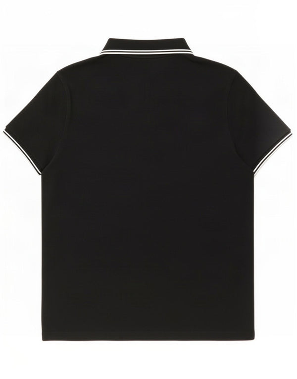 Moncler Herren Poloshirt Medium Black Cotton