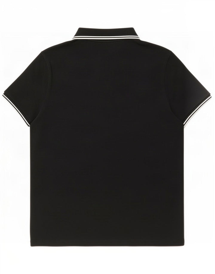 Moncler Herren Poloshirt Medium Black Cotton