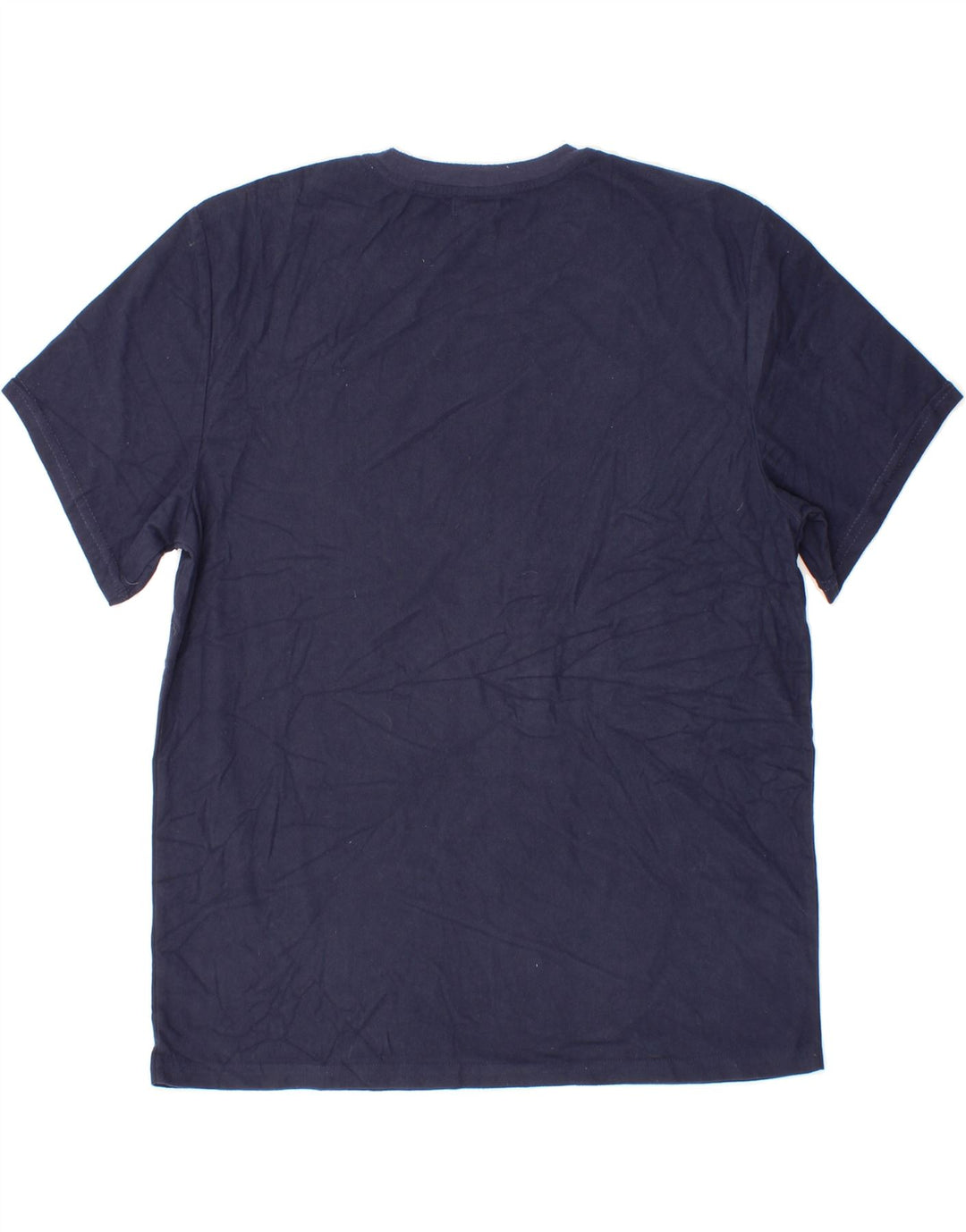 IZOD Mens T-Shirt Top Large Navy Blue Polyester Vintage Izod and Second-Hand Izod from Messina Hembry 