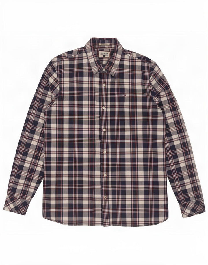 Tommy Hilfiger Herrenhemd Medium Navy Blue Check