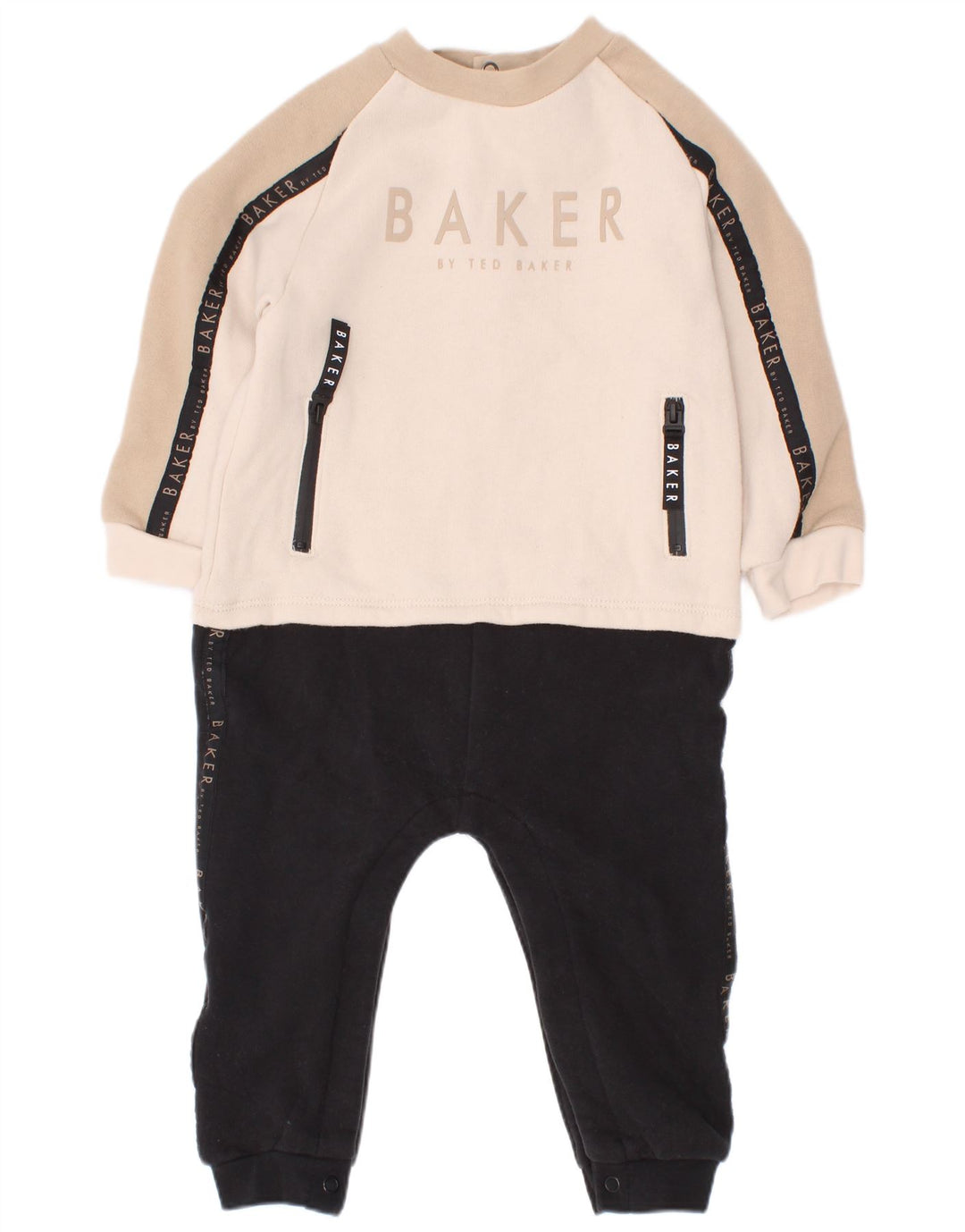 Ted Baker Baby-Jungen-Overall mit Grafik, 12–18 Monate, mehrfarbig, Farbblock