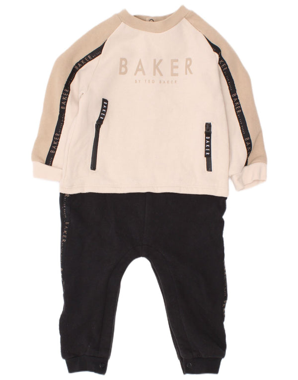 Ted Baker Baby-Jungen-Overall mit Grafik, 12–18 Monate, mehrfarbig, Farbblock