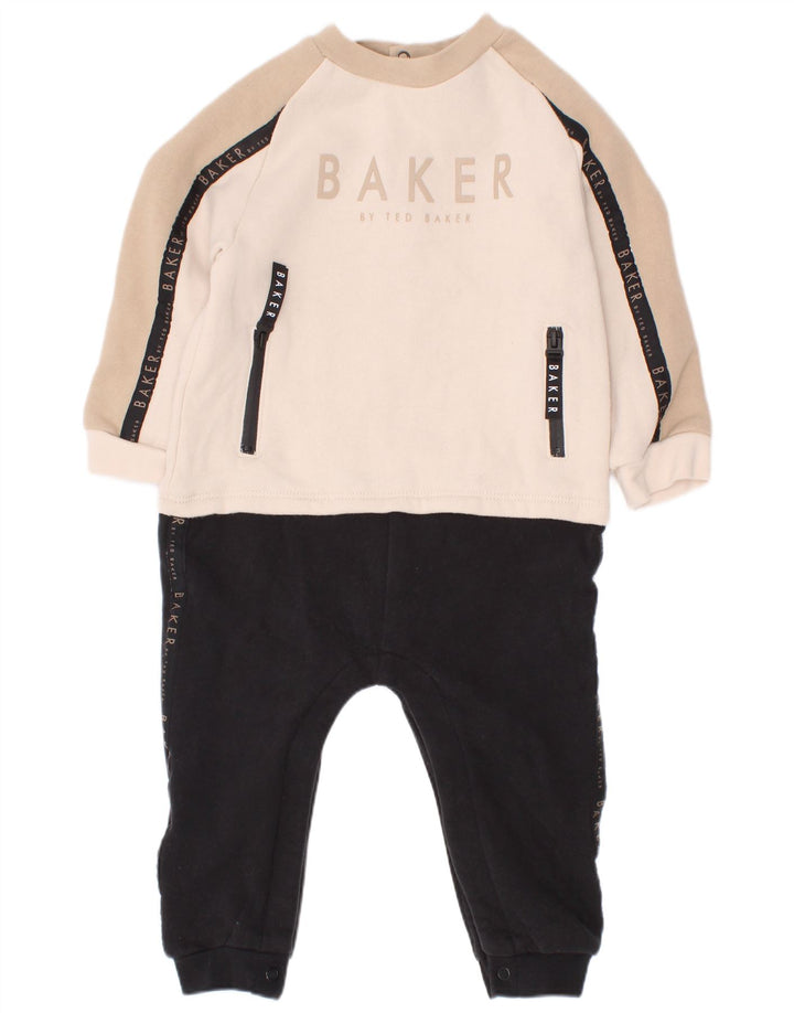 Ted Baker Baby-Jungen-Overall mit Grafik, 12–18 Monate, mehrfarbig, Farbblock