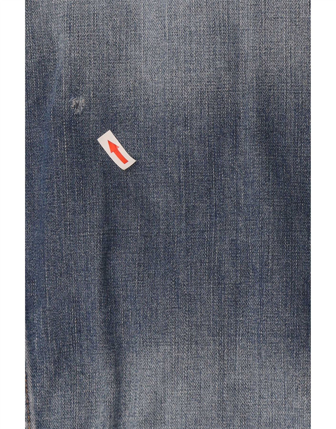 Nike Damen Jeansjacke UK 14 Mittelblaue Baumwolle
