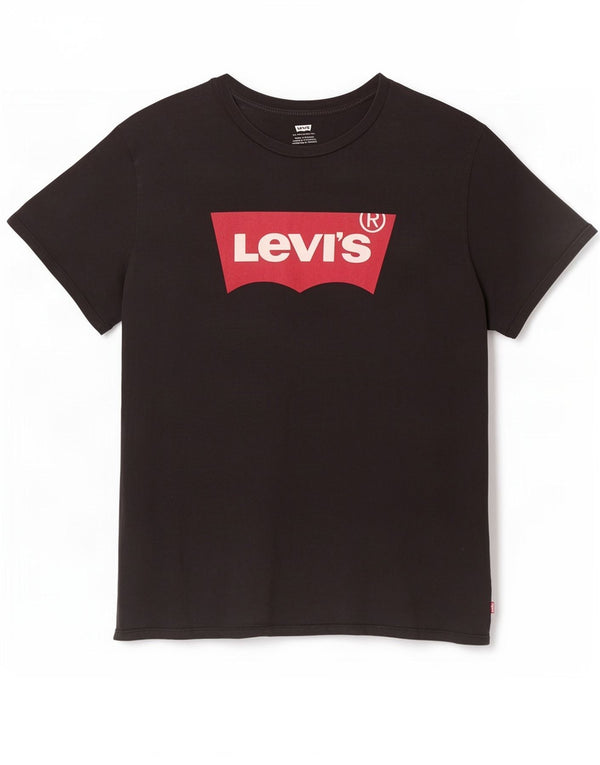 Levi's Herren-T-Shirt mit Grafik, 3XL, schwarze Baumwolle