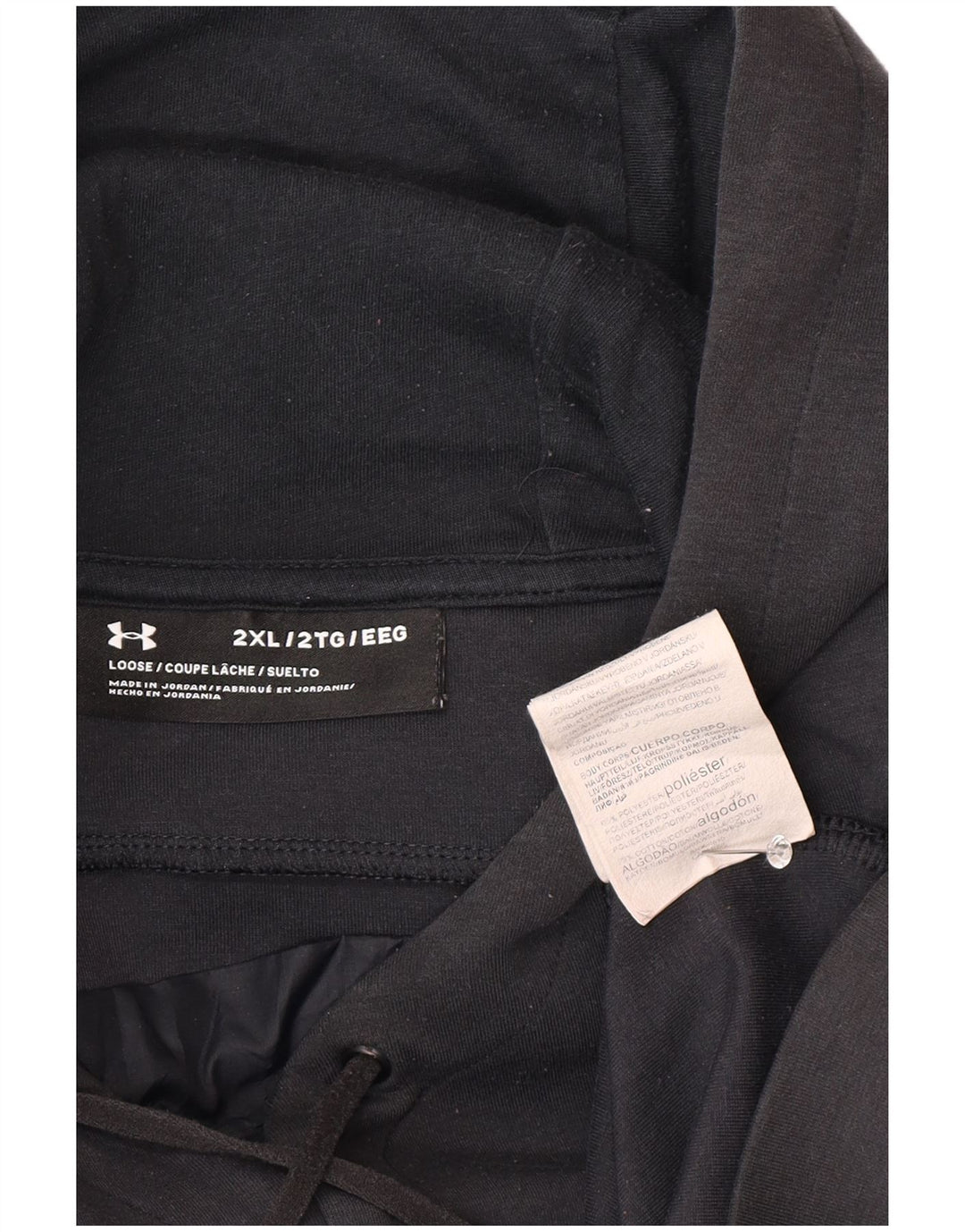 Under Armour Herren Graphic Hoodie Pullover 2XL Schwarz Polyester