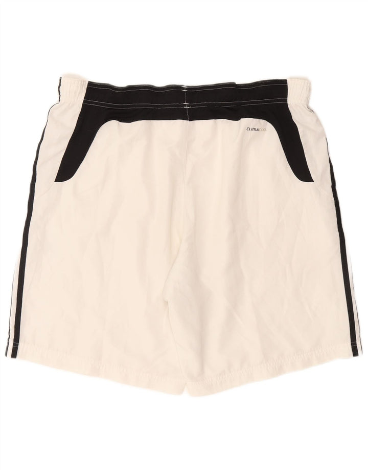 Adidas Herren Climacool Badeshorts, groß, weißes Farbblock-Polyester