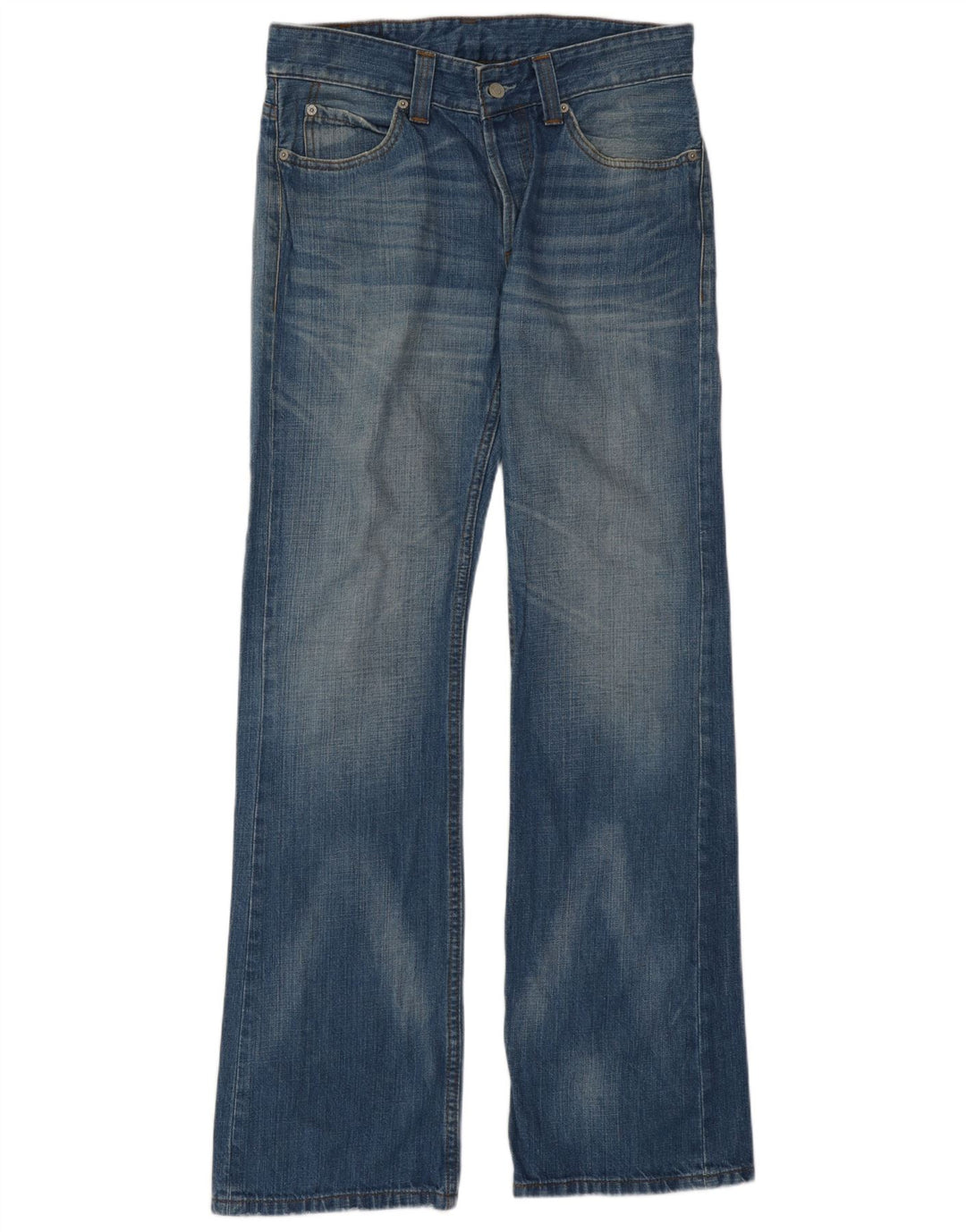 Levi's Herren 514 Bootcut Jeans W32 L34 Blaue Baumwolle