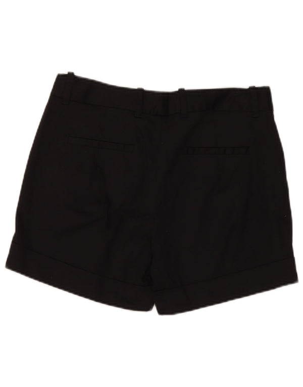 Zara Damen Chinoshorts Medium W28 Schwarze Baumwolle