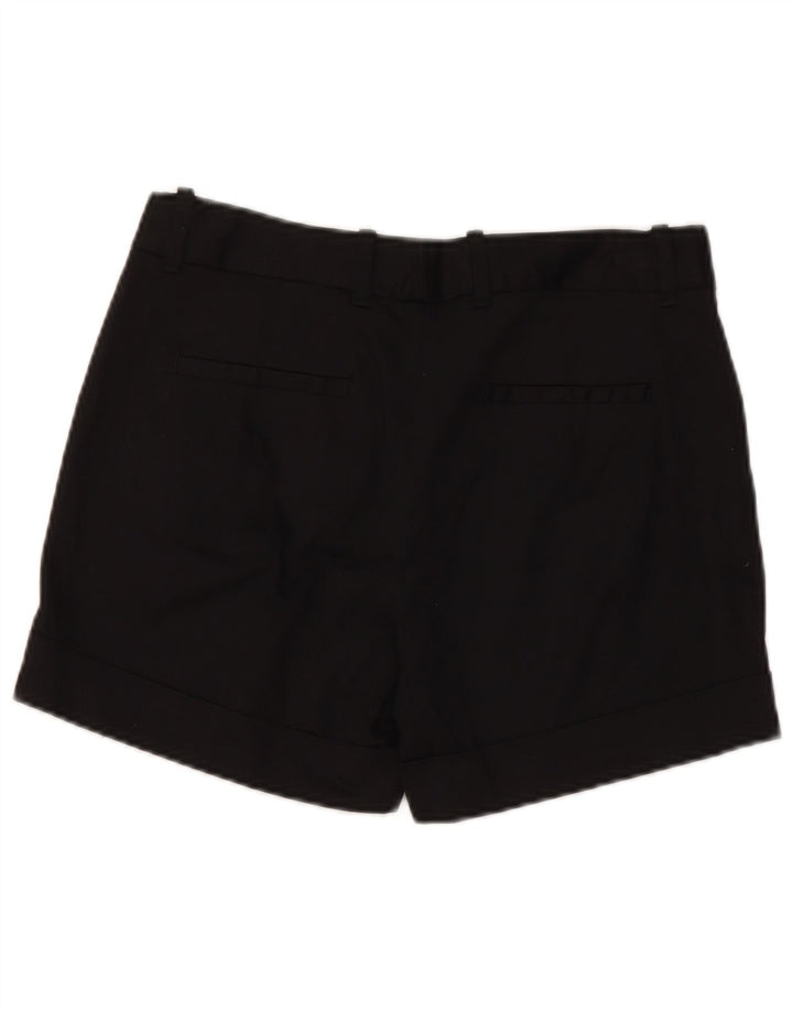 Zara Damen Chinoshorts Medium W28 Schwarze Baumwolle