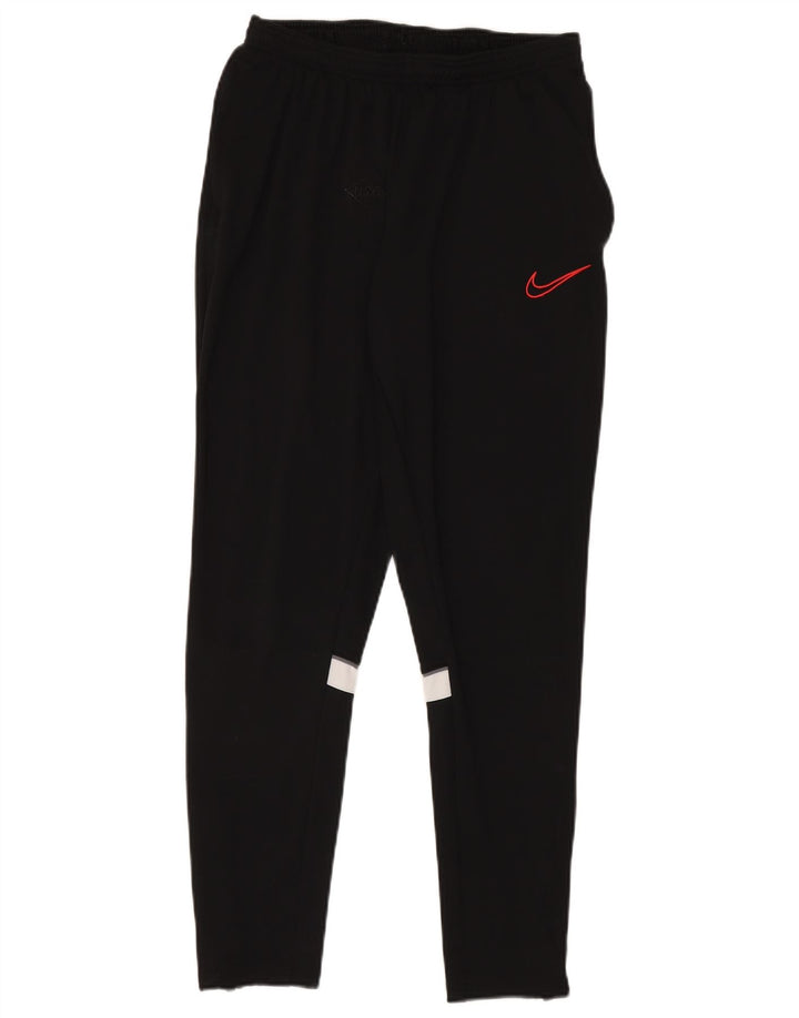 Nike Herren Dri Fit Trainingshose, groß, schwarzes Farbblock-Polyester