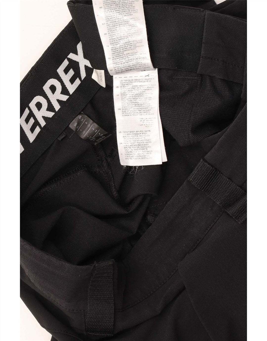 Adidas Herren Terrex Wander-Cargohose W36 L29 Schwarz Polyamid