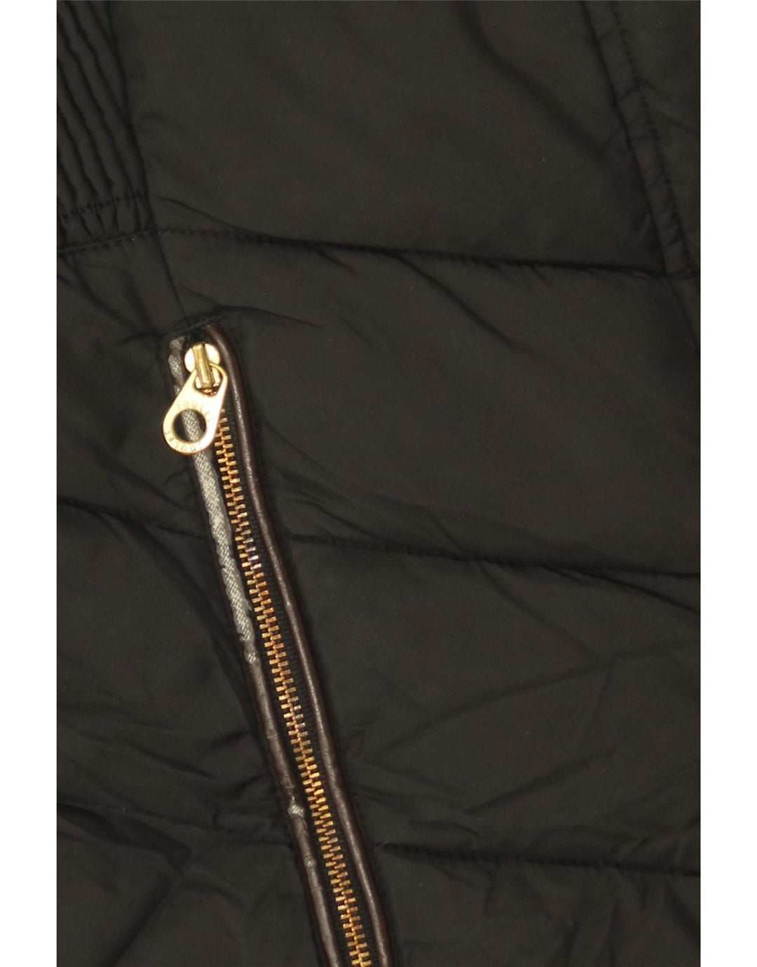 Joules Wattierter Damenmantel mit Kapuze, UK 8, Größe S, Schwarz, Polyester