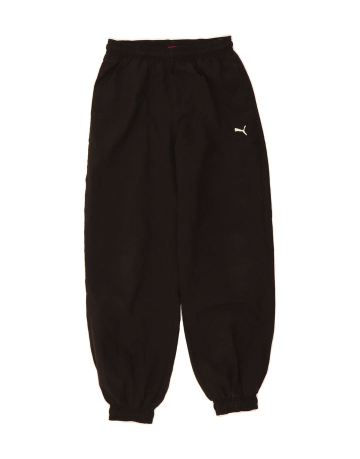 PUMA Boys Tracksuit Trousers Joggers 11-12 Years Black Vintage Puma and Second-Hand Puma from Messina Hembry 