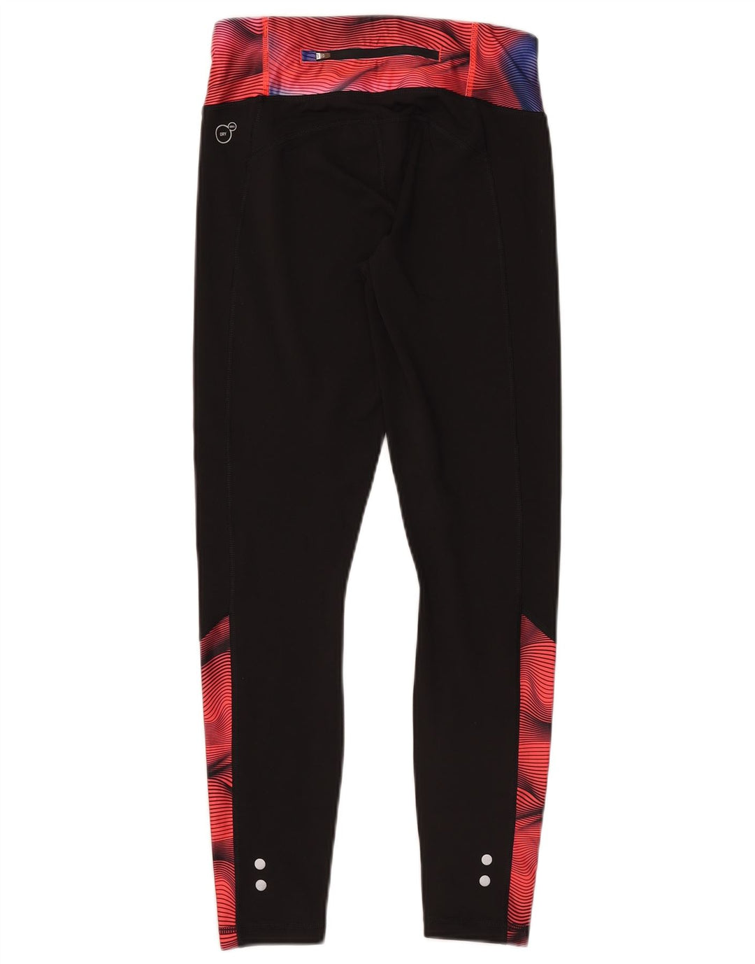 Puma Damen-Leggings mit abstraktem Muster, UK 10, Größe S, Schwarz, Farbblock