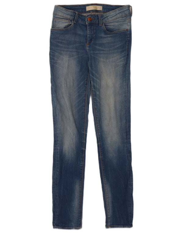 Zara Damen Skinny Jeans EU 38 Small W28 L29 Blau