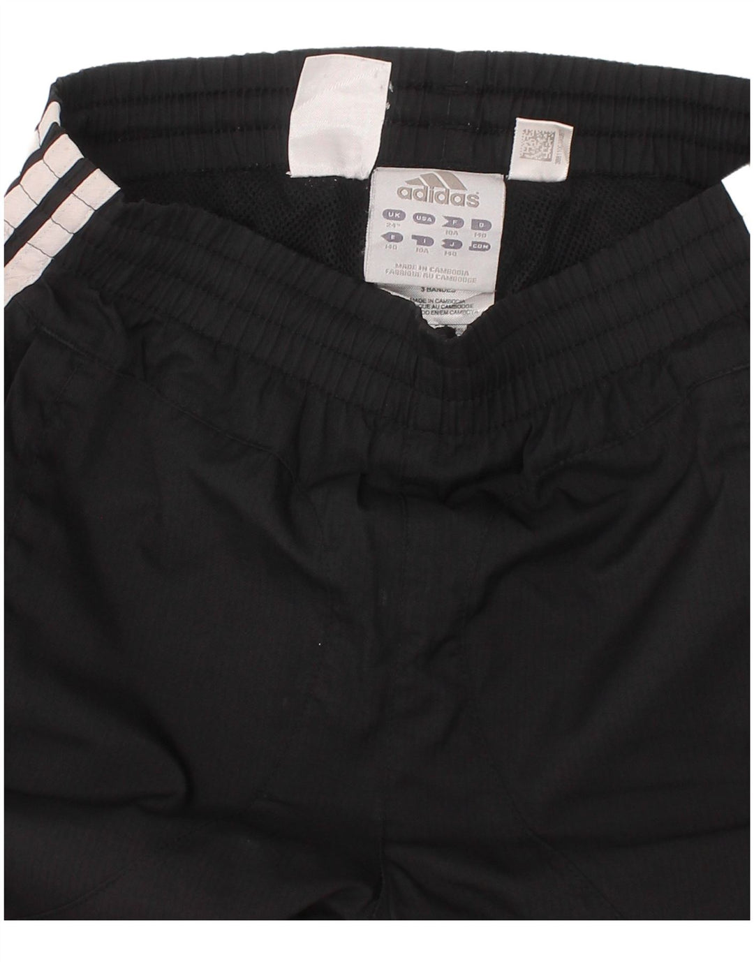 Adidas Jungen Bermuda Sportshorts 9–10 Jahre, schwarzes Polyester