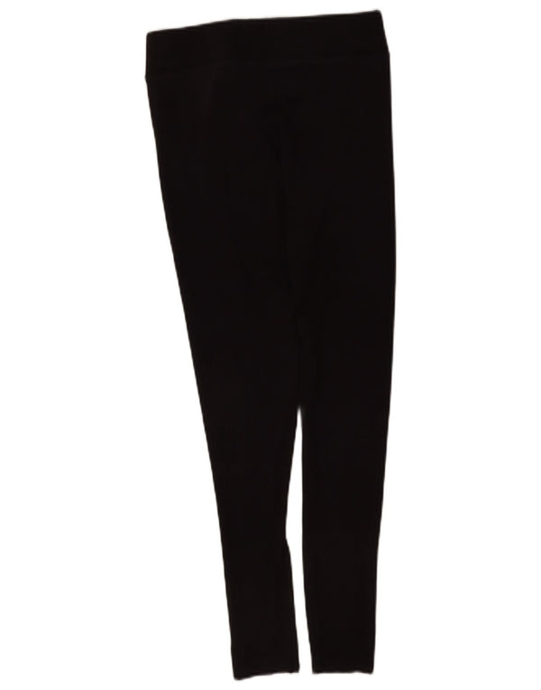 Marks & Spencer Damen Leggings UK 10 Small Schwarze Viskose